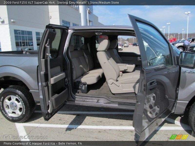 Sterling Grey Metallic / Stone/Medium Stone 2009 Ford F150 XLT SuperCab 4x4