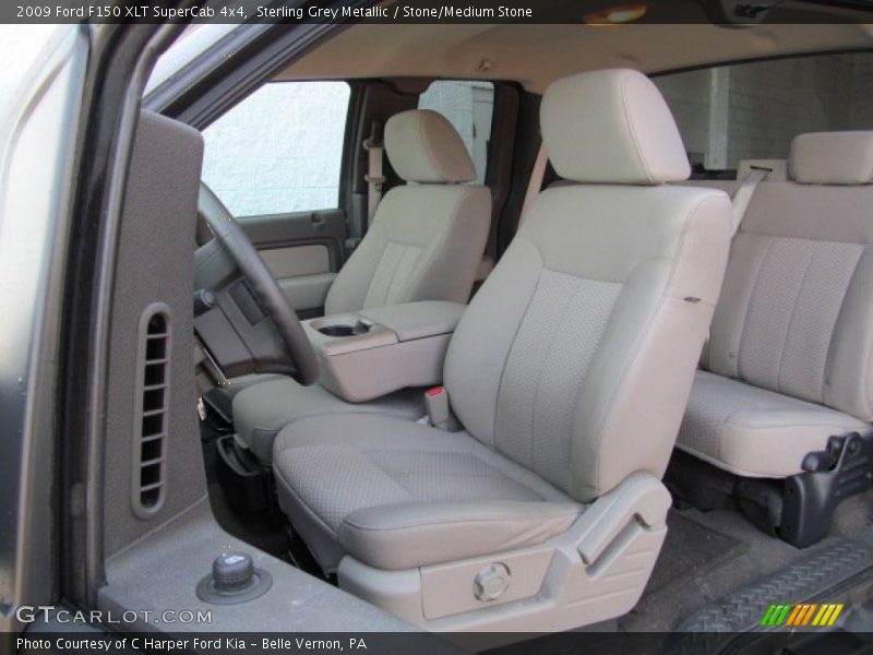 Sterling Grey Metallic / Stone/Medium Stone 2009 Ford F150 XLT SuperCab 4x4