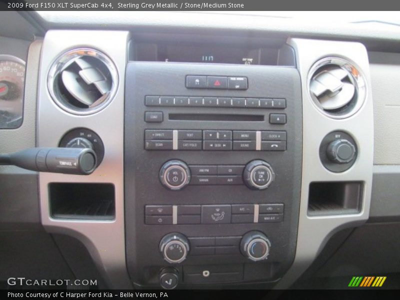 Sterling Grey Metallic / Stone/Medium Stone 2009 Ford F150 XLT SuperCab 4x4