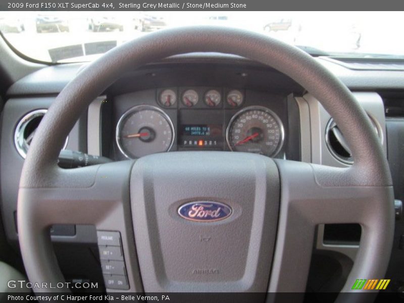 Sterling Grey Metallic / Stone/Medium Stone 2009 Ford F150 XLT SuperCab 4x4