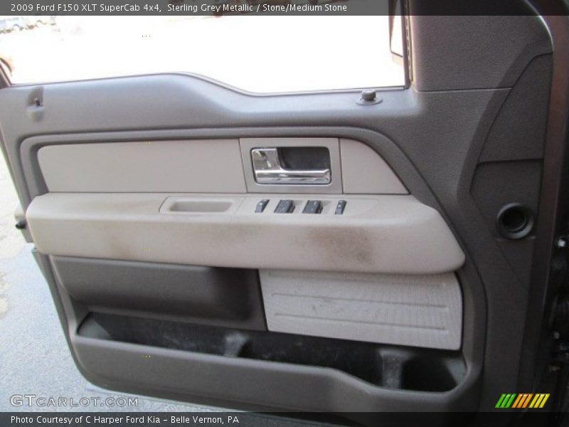 Sterling Grey Metallic / Stone/Medium Stone 2009 Ford F150 XLT SuperCab 4x4