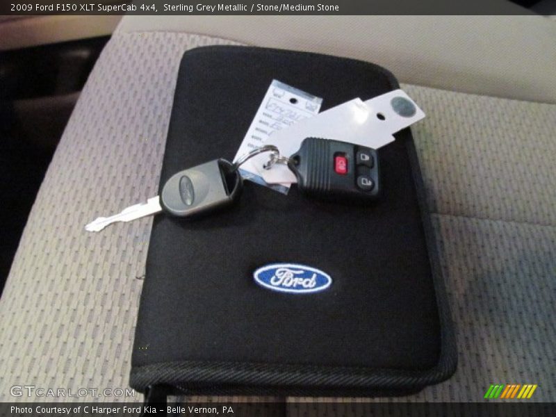 Sterling Grey Metallic / Stone/Medium Stone 2009 Ford F150 XLT SuperCab 4x4