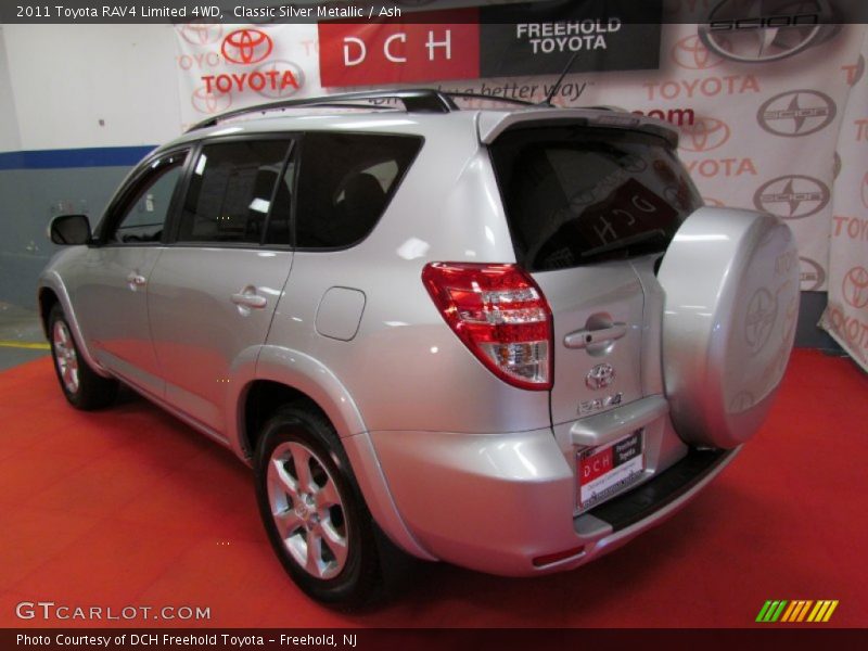 Classic Silver Metallic / Ash 2011 Toyota RAV4 Limited 4WD