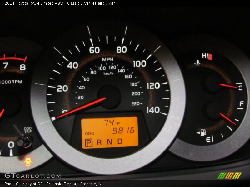 Classic Silver Metallic / Ash 2011 Toyota RAV4 Limited 4WD