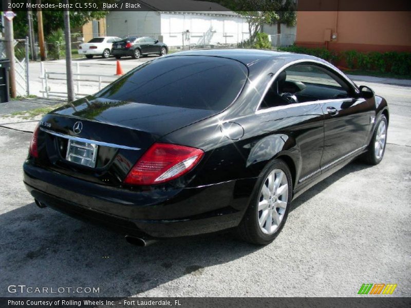 Black / Black 2007 Mercedes-Benz CL 550