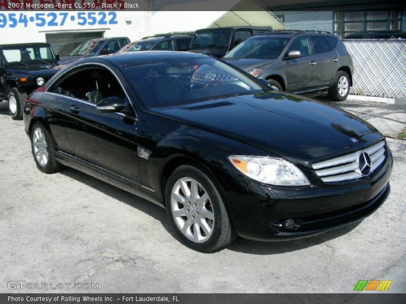 Black / Black 2007 Mercedes-Benz CL 550