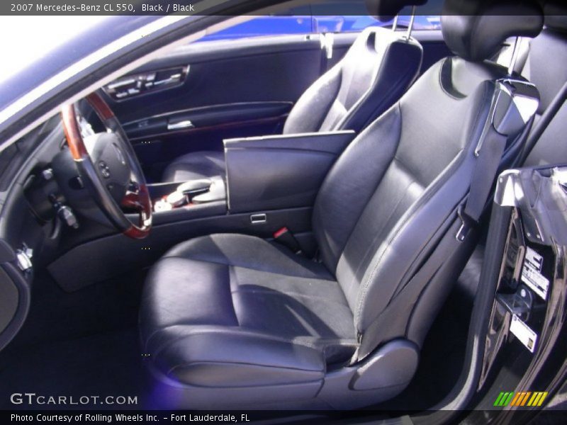 Black / Black 2007 Mercedes-Benz CL 550