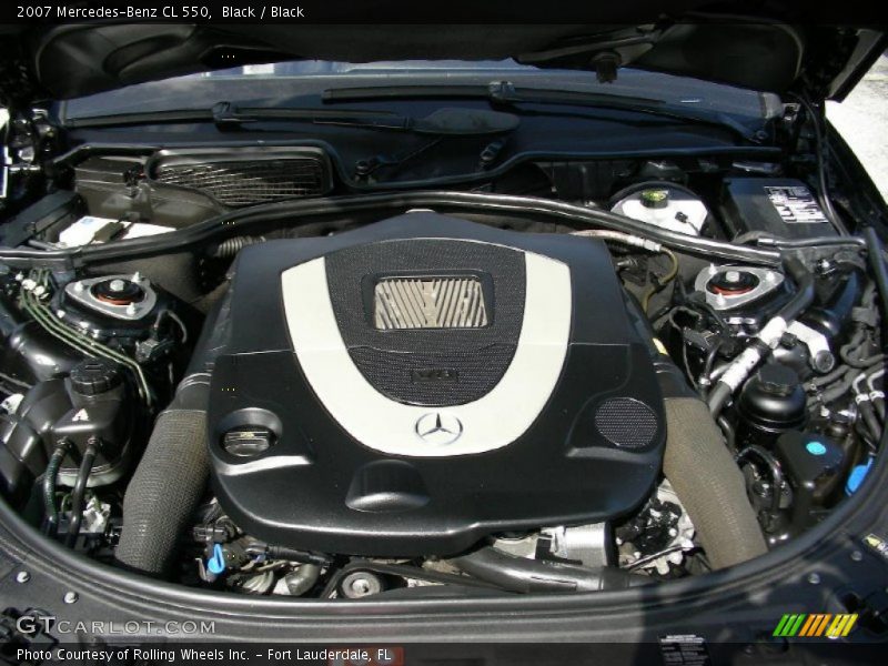 Black / Black 2007 Mercedes-Benz CL 550