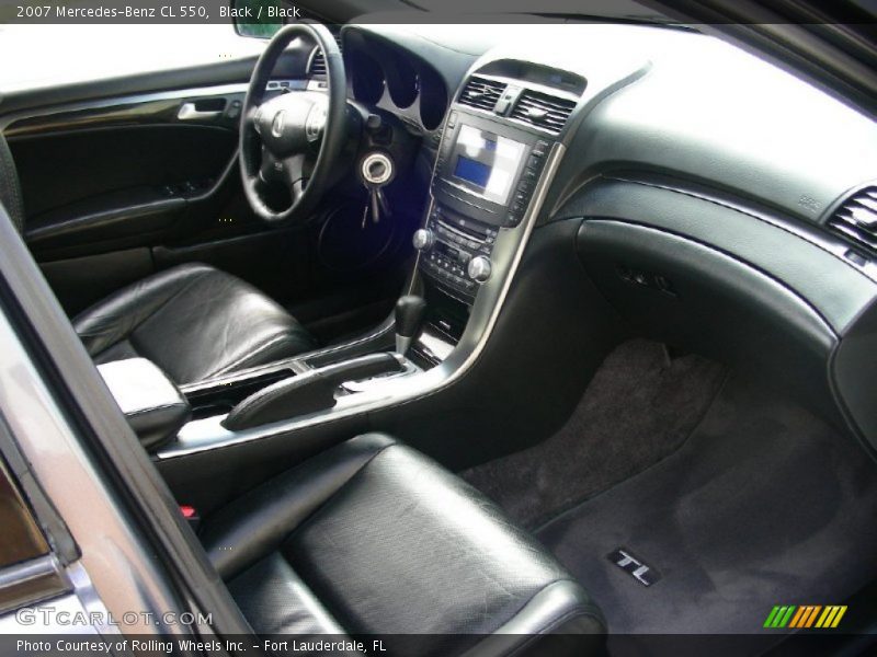 Black / Black 2007 Mercedes-Benz CL 550