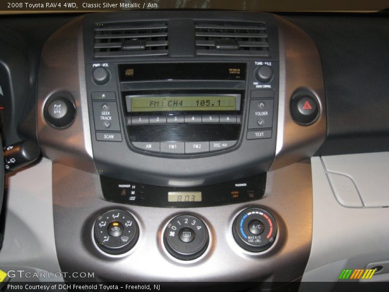 Classic Silver Metallic / Ash 2008 Toyota RAV4 4WD