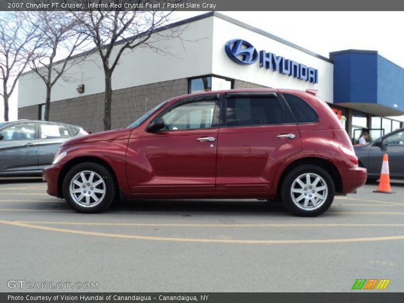 Inferno Red Crystal Pearl / Pastel Slate Gray 2007 Chrysler PT Cruiser