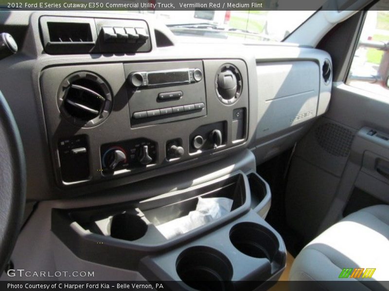 Vermillion Red / Medium Flint 2012 Ford E Series Cutaway E350 Commercial Utility Truck