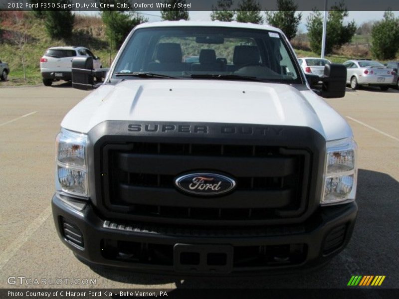 Oxford White / Steel 2012 Ford F350 Super Duty XL Crew Cab