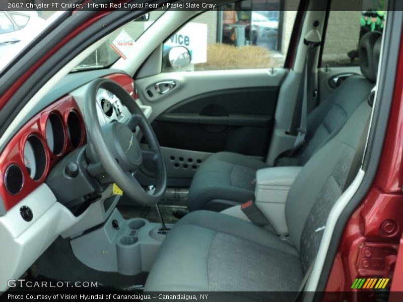 Inferno Red Crystal Pearl / Pastel Slate Gray 2007 Chrysler PT Cruiser
