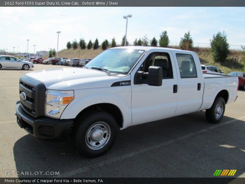 Oxford White / Steel 2012 Ford F350 Super Duty XL Crew Cab
