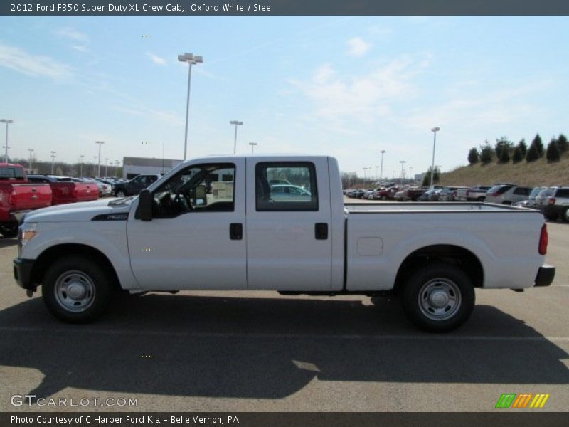 Oxford White / Steel 2012 Ford F350 Super Duty XL Crew Cab