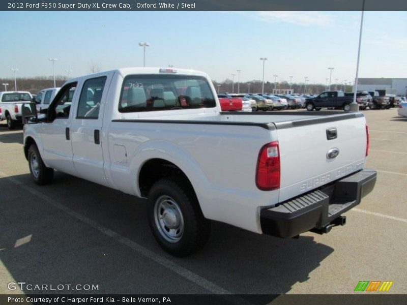 Oxford White / Steel 2012 Ford F350 Super Duty XL Crew Cab