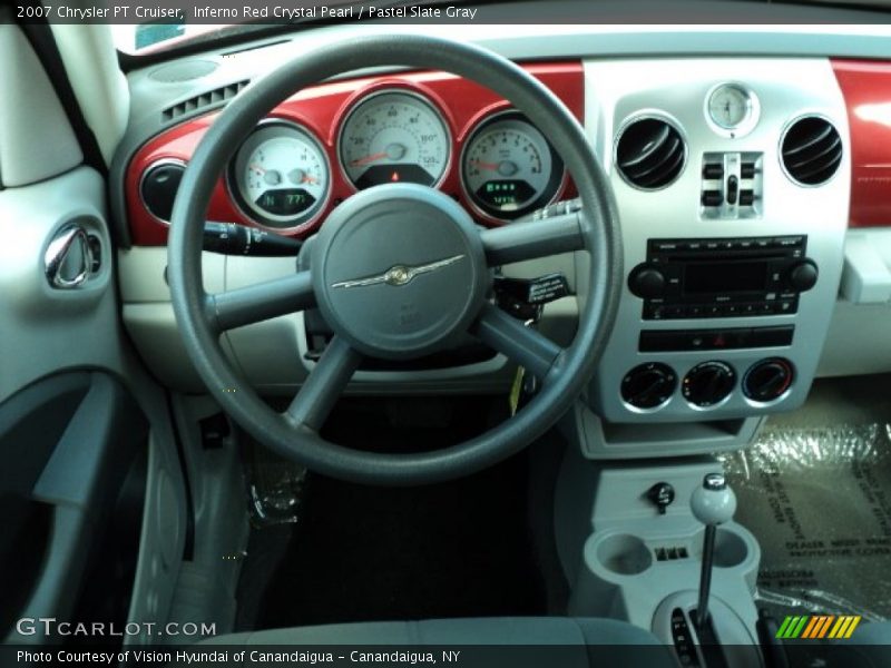 Inferno Red Crystal Pearl / Pastel Slate Gray 2007 Chrysler PT Cruiser