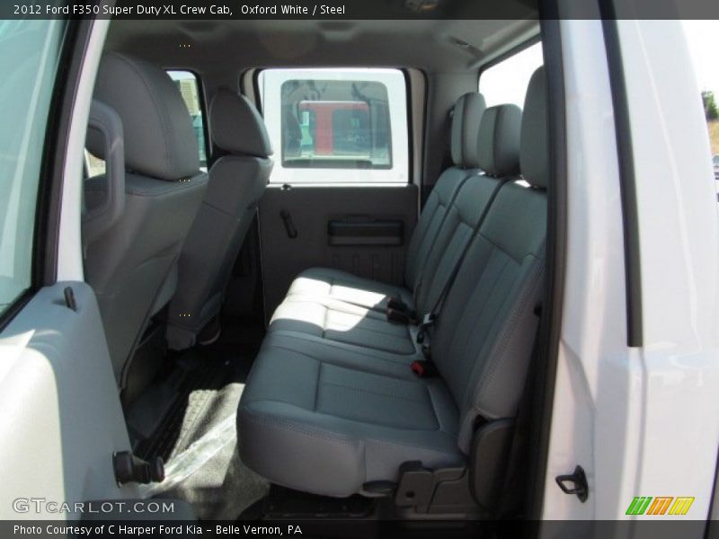 Oxford White / Steel 2012 Ford F350 Super Duty XL Crew Cab