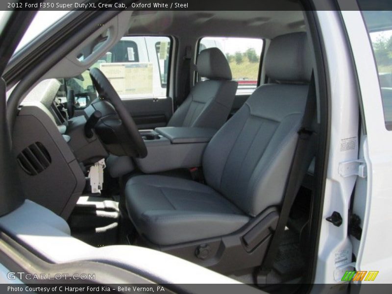 Oxford White / Steel 2012 Ford F350 Super Duty XL Crew Cab