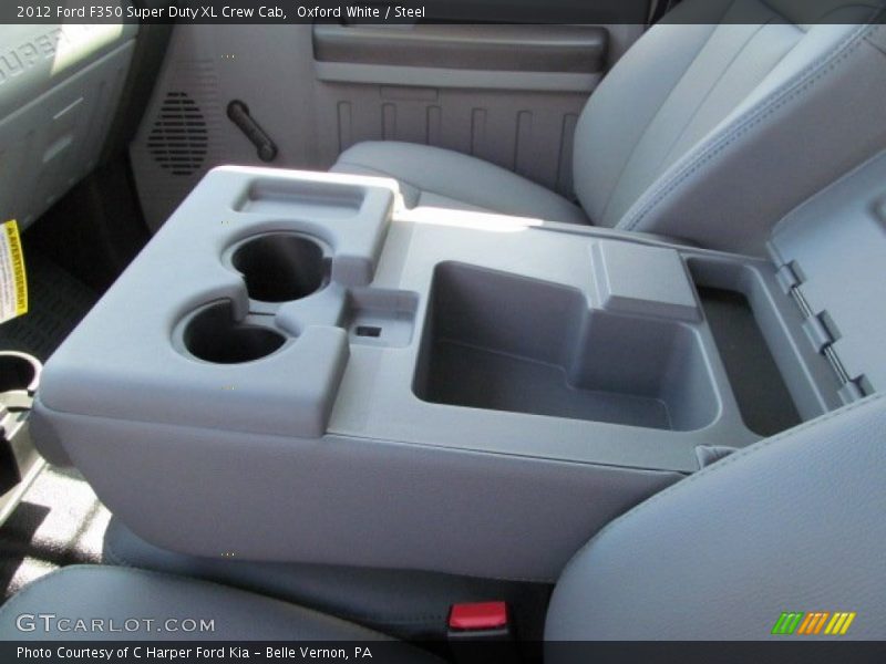 Oxford White / Steel 2012 Ford F350 Super Duty XL Crew Cab