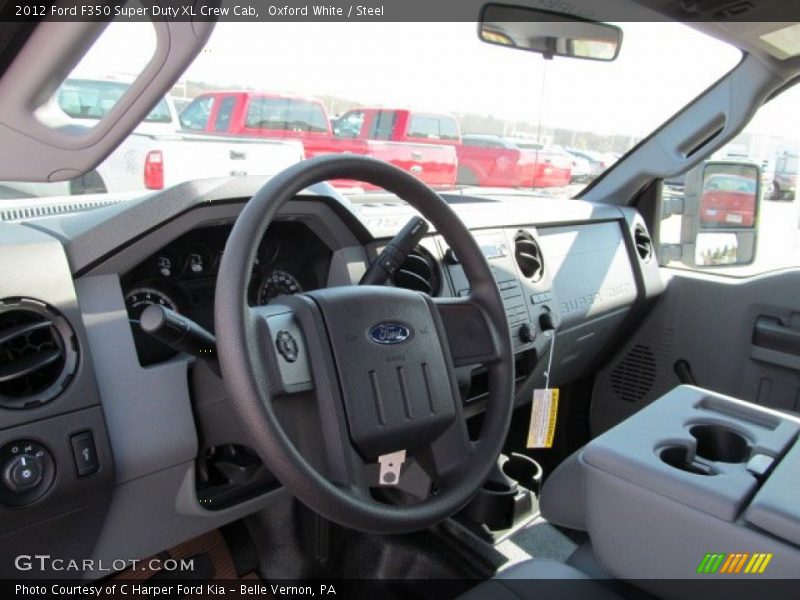 Oxford White / Steel 2012 Ford F350 Super Duty XL Crew Cab
