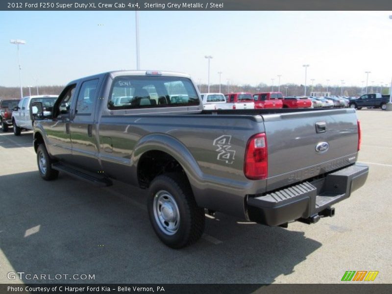 Sterling Grey Metallic / Steel 2012 Ford F250 Super Duty XL Crew Cab 4x4