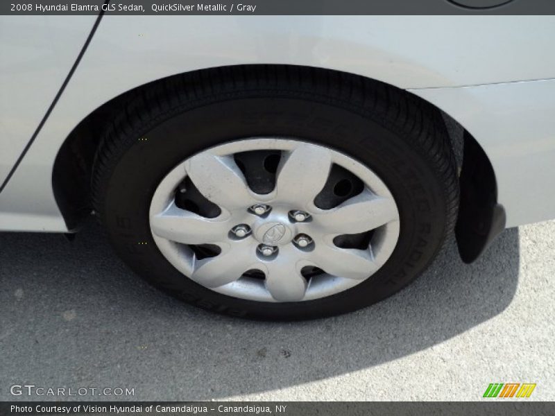 QuickSilver Metallic / Gray 2008 Hyundai Elantra GLS Sedan