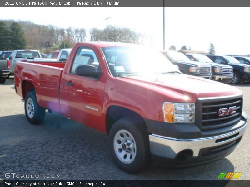 Fire Red / Dark Titanium 2012 GMC Sierra 1500 Regular Cab