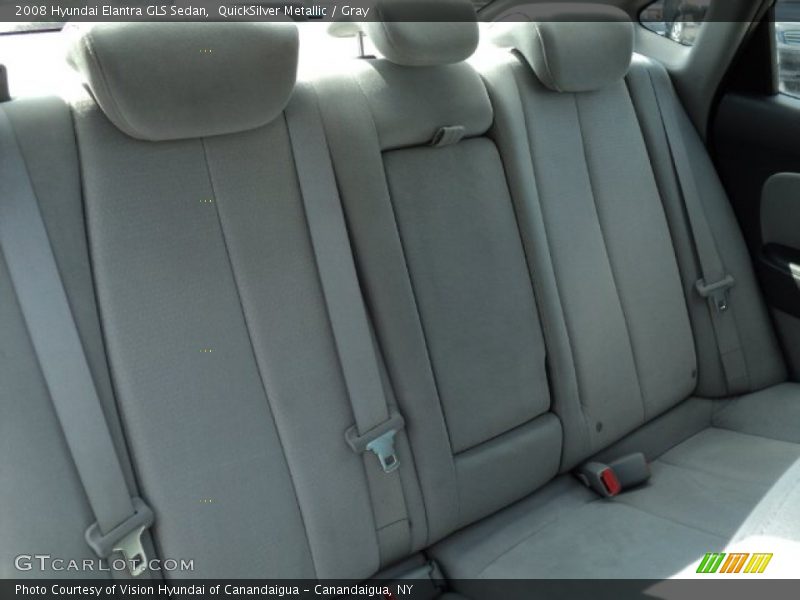 QuickSilver Metallic / Gray 2008 Hyundai Elantra GLS Sedan