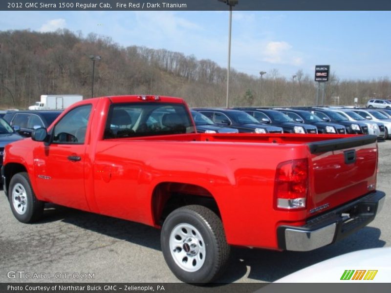 Fire Red / Dark Titanium 2012 GMC Sierra 1500 Regular Cab