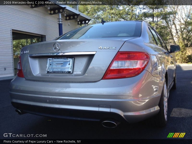 Pewter Metallic / Almond/Mocha 2009 Mercedes-Benz C 300 4Matic
