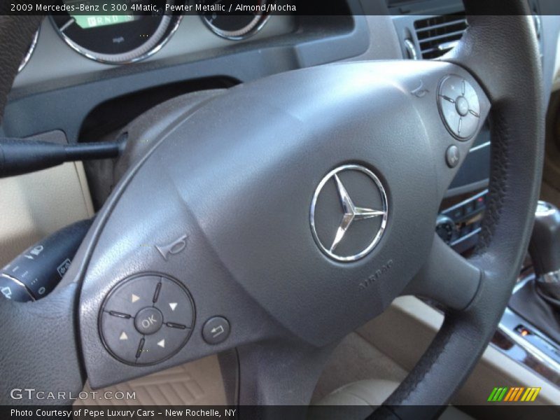 Pewter Metallic / Almond/Mocha 2009 Mercedes-Benz C 300 4Matic