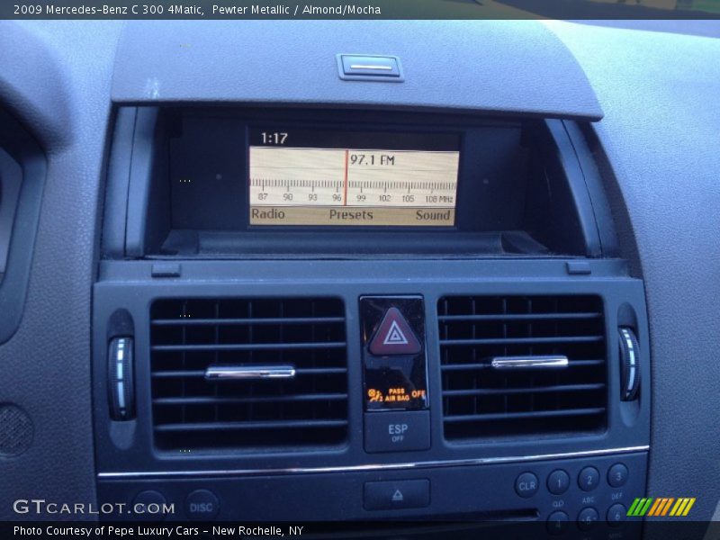 Pewter Metallic / Almond/Mocha 2009 Mercedes-Benz C 300 4Matic