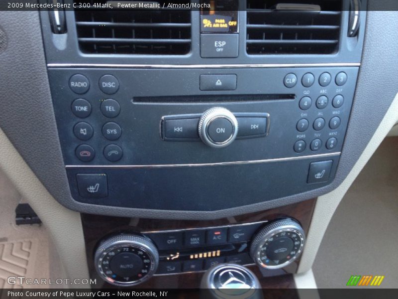 Pewter Metallic / Almond/Mocha 2009 Mercedes-Benz C 300 4Matic