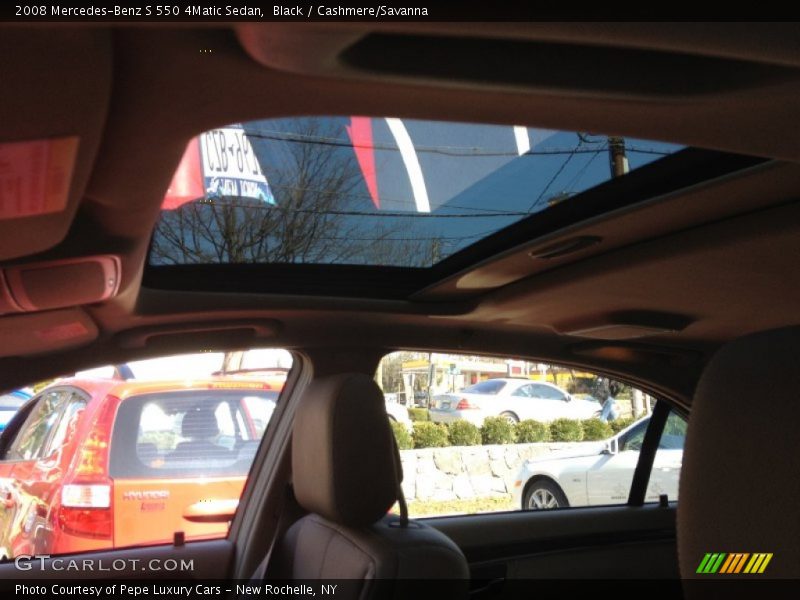 Black / Cashmere/Savanna 2008 Mercedes-Benz S 550 4Matic Sedan