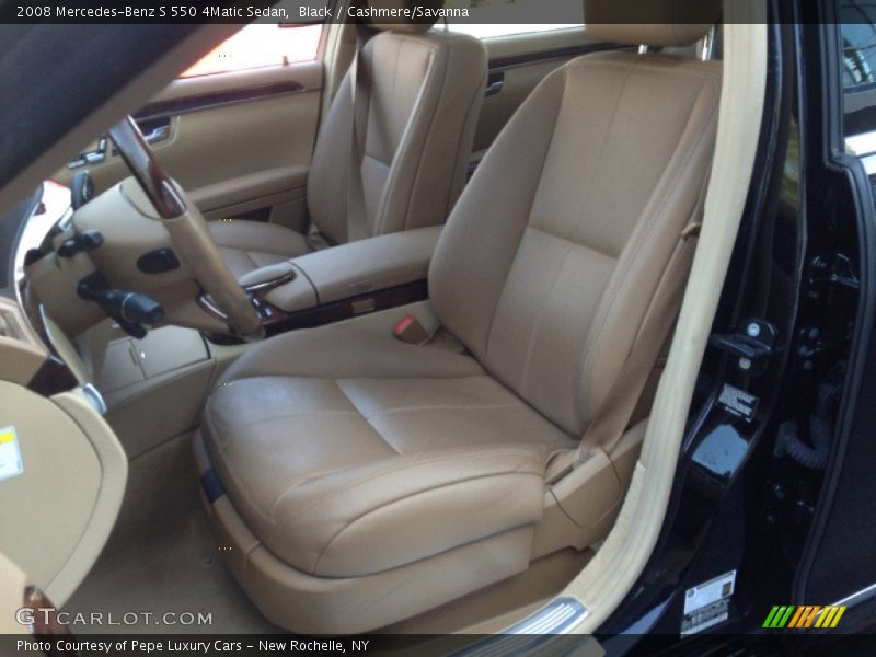  2008 S 550 4Matic Sedan Cashmere/Savanna Interior