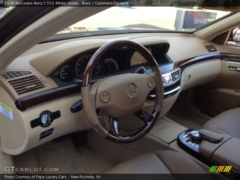  2008 S 550 4Matic Sedan Cashmere/Savanna Interior