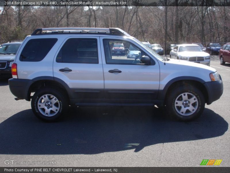 Satin Silver Metallic / Medium/Dark Flint 2004 Ford Escape XLT V6 4WD