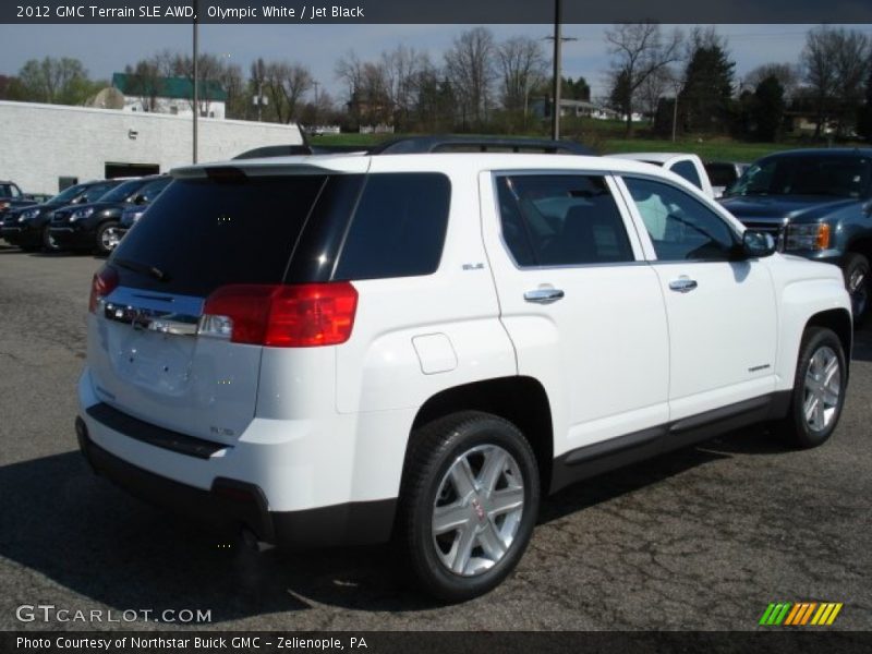 Olympic White / Jet Black 2012 GMC Terrain SLE AWD