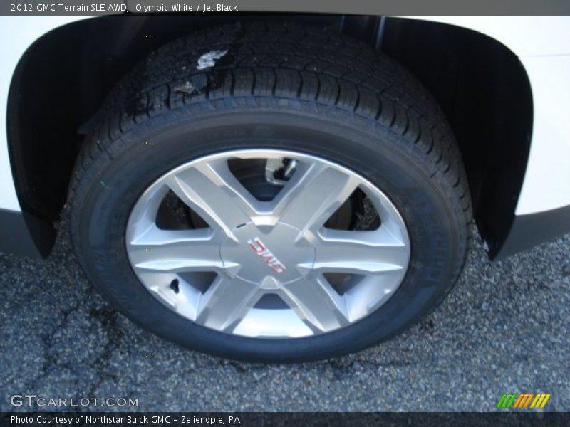 Olympic White / Jet Black 2012 GMC Terrain SLE AWD
