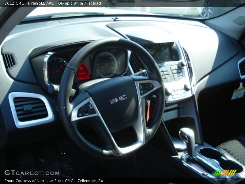 Olympic White / Jet Black 2012 GMC Terrain SLE AWD