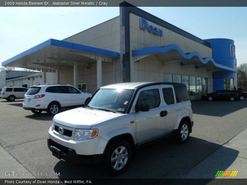 Alabaster Silver Metallic / Gray 2009 Honda Element EX