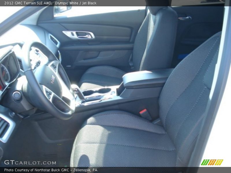 Olympic White / Jet Black 2012 GMC Terrain SLE AWD