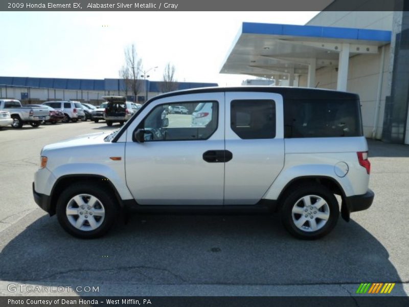 Alabaster Silver Metallic / Gray 2009 Honda Element EX