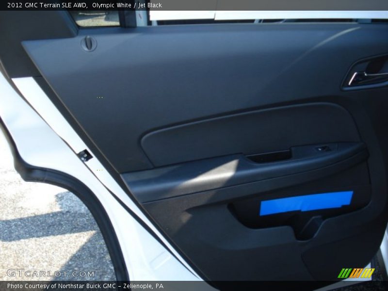 Olympic White / Jet Black 2012 GMC Terrain SLE AWD