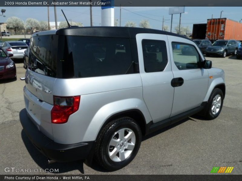 Alabaster Silver Metallic / Gray 2009 Honda Element EX
