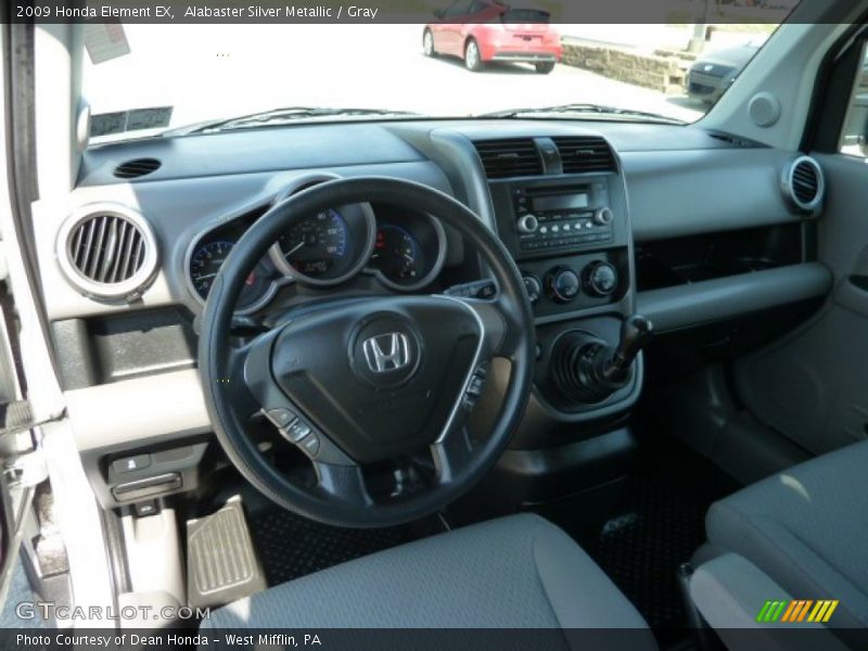 Alabaster Silver Metallic / Gray 2009 Honda Element EX