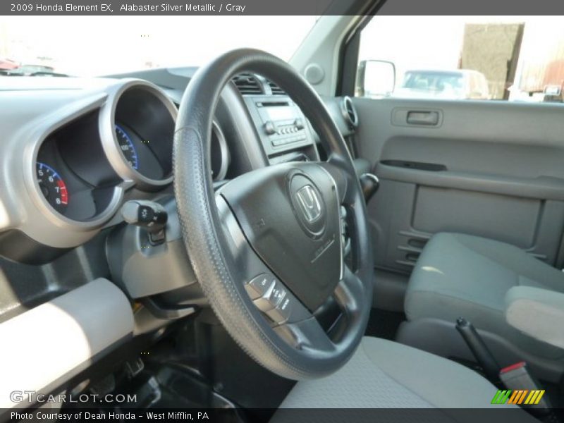 Alabaster Silver Metallic / Gray 2009 Honda Element EX