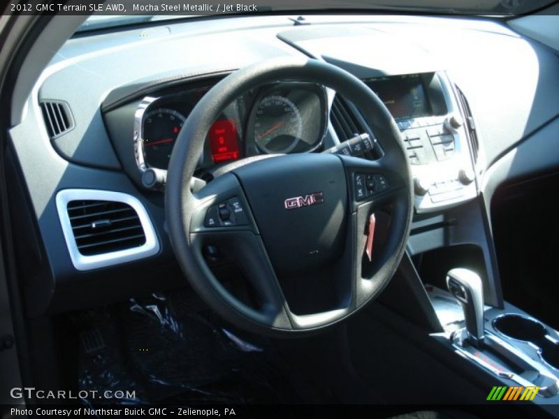 Mocha Steel Metallic / Jet Black 2012 GMC Terrain SLE AWD